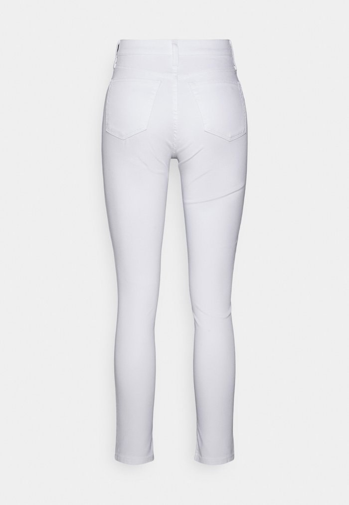 Jean Anna Field Slim Fit Blanche Femme | PNZ-2661499